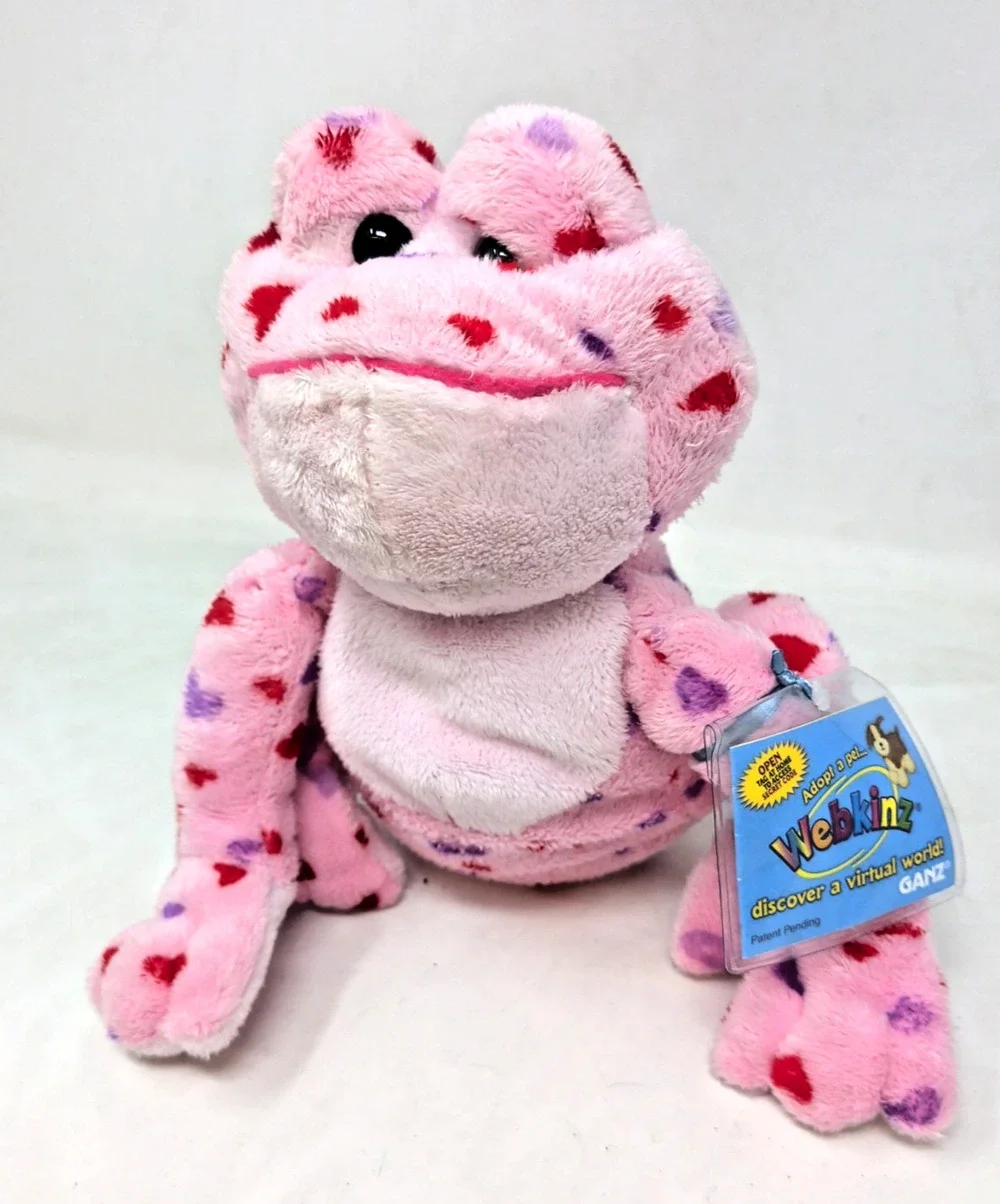 New Webkinz Love Frog HM144 - Unused Tag, Pet & Smoke-Free fast shipping